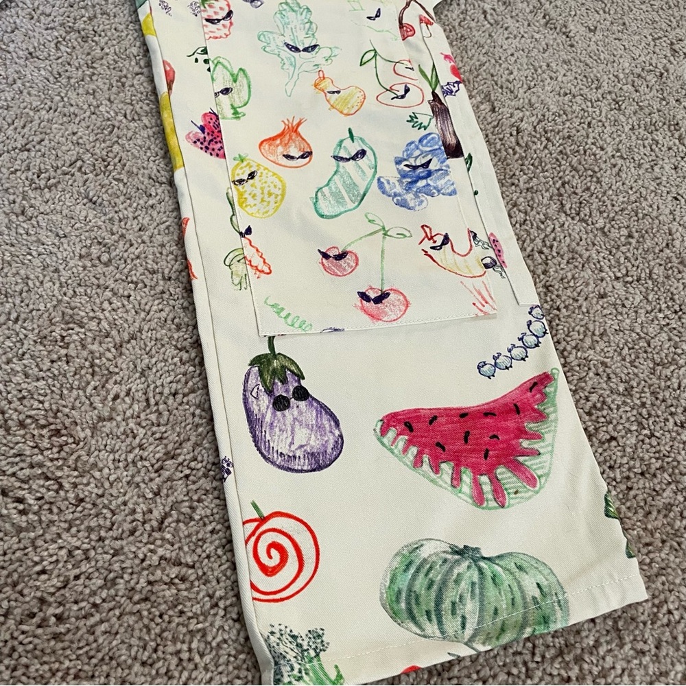 Collina Strada Chason Pant in Chef’s Kiss Vegetable Print Size XS NWT - Picture 4 of 15